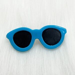 🔮 5/$25 80s Vintage Blue Sunglasses‎ Pin